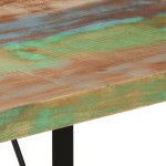 vidaXL Masă de bar, 110x55x107 cm, lemn masiv reciclat și fier