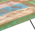 vidaXL Masă de bar, 150x70x107 cm, lemn masiv reciclat și fier vidaXL Masă de bar, 150x70x107 cm, lemn masiv reciclat și fier