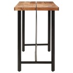vidaXL Masa de bar 180x70x107 cm, lemn masiv de acacia și fier vidaXL Masa de bar 180x70x107 cm, lemn masiv de acacia și fier