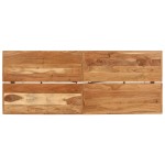 vidaXL Masa de bar 180x70x107 cm, lemn masiv de acacia și fier vidaXL Masa de bar 180x70x107 cm, lemn masiv de acacia și fier
