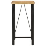 vidaXL Masă de bar, 55x55x107 cm, lemn masiv de mango și fier vidaXL Masă de bar, 55x55x107 cm, lemn masiv de mango și fier