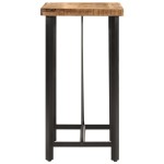vidaXL Masă de bar, 55x55x107 cm, lemn masiv de mango și fier vidaXL Masă de bar, 55x55x107 cm, lemn masiv de mango și fier