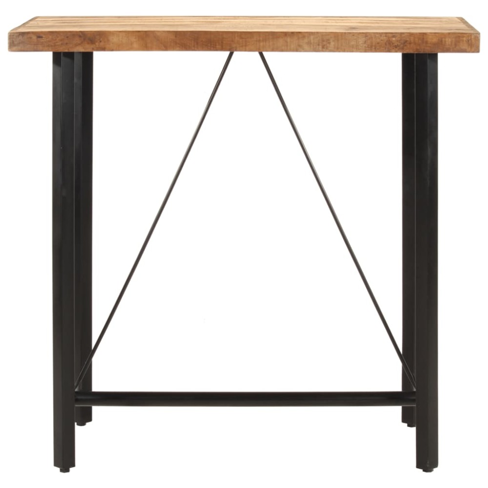 vidaXL Masă de bar, 110x55x107 cm, lemn masiv de mango și fier