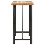 vidaXL Masă de bar, 110x55x107 cm, lemn masiv de mango și fier vidaXL Masă de bar, 110x55x107 cm, lemn masiv de mango și fier