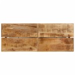 vidaXL Masa de bar, 180x70x107 cm, lemn masiv de mango și fier vidaXL Masa de bar, 180x70x107 cm, lemn masiv de mango și fier
