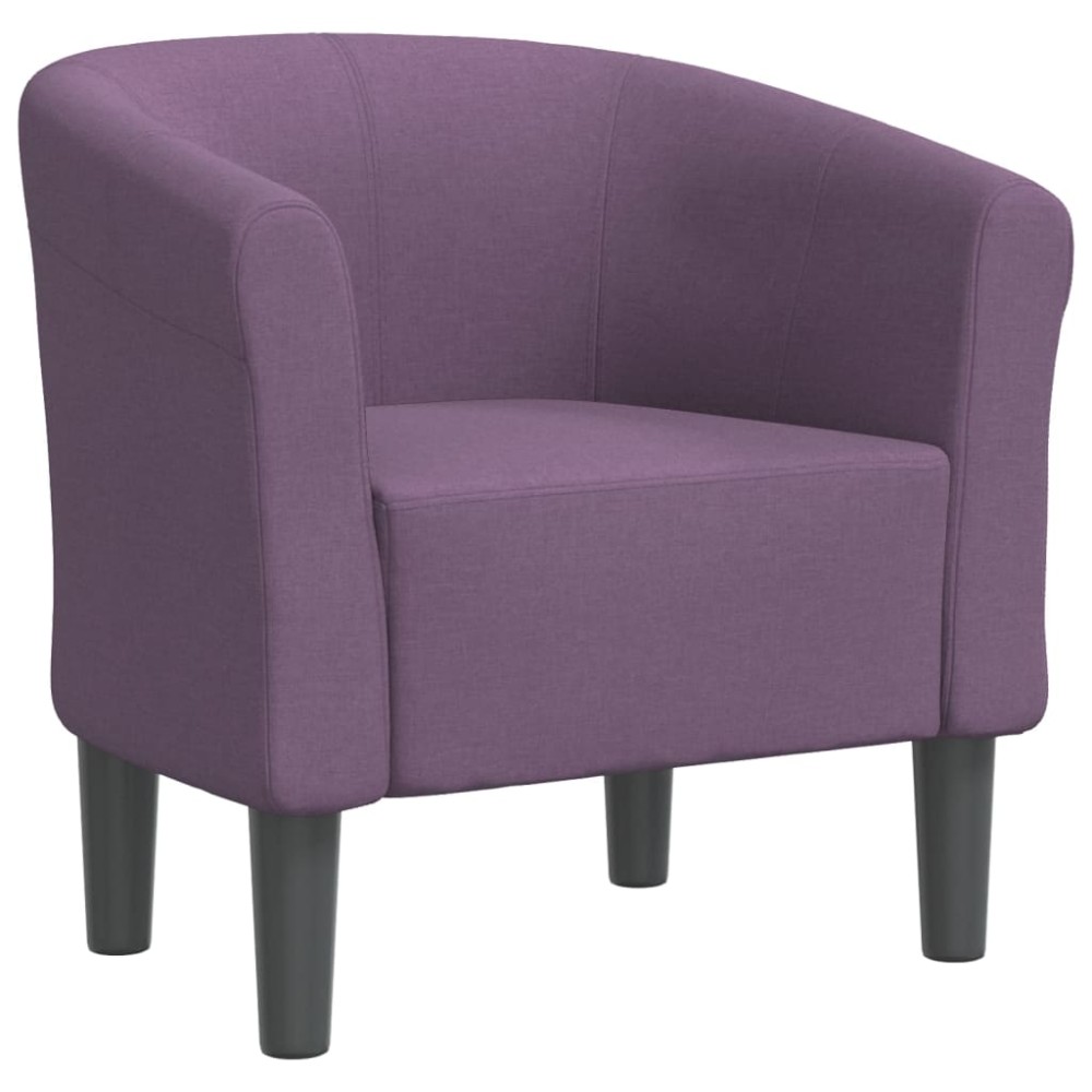 vidaXL Fotoliu tip cuvă, violet, material textil