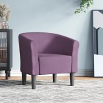 vidaXL Fotoliu tip cuvă, violet, material textil