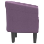 vidaXL Fotoliu tip cuvă, violet, material textil