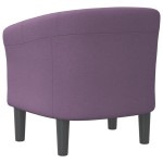 vidaXL Fotoliu tip cuvă, violet, material textil