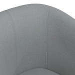 vidaXL Fotoliu tip cuvă cu taburet, gri deschis, material textil vidaXL Fotoliu tip cuvă cu taburet, gri deschis, material textil