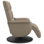 vidaXL Fotoliu de masaj rabatabil, cappuccino, piele ecologică vidaXL Fotoliu de masaj rabatabil, cappuccino, piele ecologică