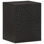 vidaXL Dulap de perete de baie, negru, 38x33x48cm, lemn masiv de mango vidaXL Dulap de perete de baie, negru, 38x33x48cm, lemn masiv de mango