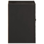 vidaXL Dulap de perete de baie, negru, 38x33x48cm, lemn masiv de mango vidaXL Dulap de perete de baie, negru, 38x33x48cm, lemn masiv de mango