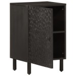 vidaXL Dulap de baie, negru, 38x33x58 cm, lemn masiv de mango vidaXL Dulap de baie, negru, 38x33x58 cm, lemn masiv de mango