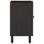 vidaXL Dulap de baie, negru, 38x33x58 cm, lemn masiv de mango vidaXL Dulap de baie, negru, 38x33x58 cm, lemn masiv de mango