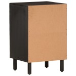 vidaXL Dulap de baie, negru, 38x33x58 cm, lemn masiv de mango vidaXL Dulap de baie, negru, 38x33x58 cm, lemn masiv de mango