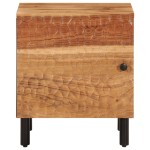 vidaXL Noptiere, 2 buc., 40x33x46 cm, lemn masiv de acacia vidaXL Noptiere, 2 buc., 40x33x46 cm, lemn masiv de acacia