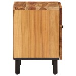 vidaXL Noptiere, 2 buc., 40x33x46 cm, lemn masiv de acacia vidaXL Noptiere, 2 buc., 40x33x46 cm, lemn masiv de acacia