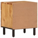 vidaXL Noptiere, 2 buc., 40x33x46 cm, lemn masiv de acacia vidaXL Noptiere, 2 buc., 40x33x46 cm, lemn masiv de acacia