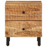 vidaXL Noptieră, 40x33x46 cm, lemn masiv de acacia vidaXL Noptieră, 40x33x46 cm, lemn masiv de acacia
