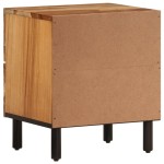 vidaXL Noptieră, 40x33x46 cm, lemn masiv de acacia vidaXL Noptieră, 40x33x46 cm, lemn masiv de acacia
