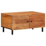 vidaXL Măsuță de cafea, 80x50x40 cm, lemn masiv de acacia vidaXL Măsuță de cafea, 80x50x40 cm, lemn masiv de acacia