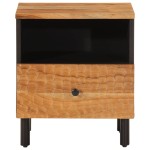 vidaXL Noptiere, 2 buc., 40x33x46 cm, lemn masiv de acacia vidaXL Noptiere, 2 buc., 40x33x46 cm, lemn masiv de acacia