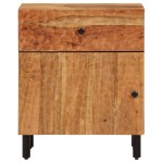vidaXL Noptieră, 50x33x60 cm, lemn masiv de acacia