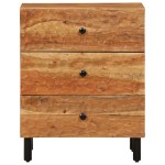 vidaXL Noptieră, 50x33x60 cm, lemn masiv de acacia
