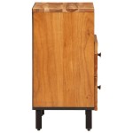 vidaXL Noptieră, 50x33x60 cm, lemn masiv de acacia