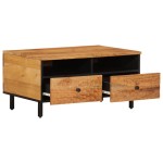 vidaXL Măsuță de cafea, 80x54x40 cm, lemn masiv de acacia vidaXL Măsuță de cafea, 80x54x40 cm, lemn masiv de acacia