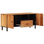 vidaXL Comodă TV, 105x33x46 cm, lemn masiv de acacia vidaXL Comodă TV, 105x33x46 cm, lemn masiv de acacia