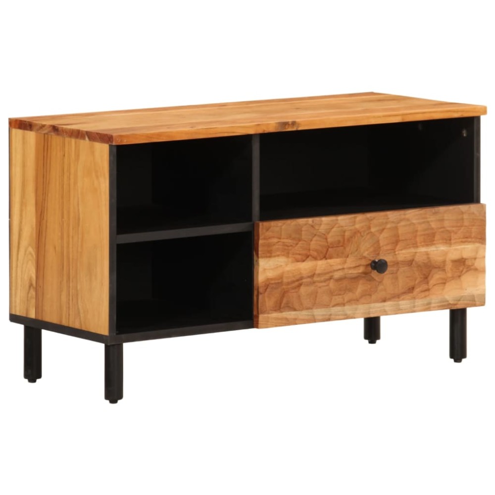 vidaXL Dulap TV, 80x33x46 cm, lemn masiv de acacia