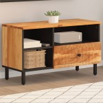 vidaXL Dulap TV, 80x33x46 cm, lemn masiv de acacia vidaXL Dulap TV, 80x33x46 cm, lemn masiv de acacia