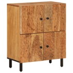 vidaXL Dulap lateral, 60x33x75 cm, lemn masiv de acacia vidaXL Dulap lateral, 60x33x75 cm, lemn masiv de acacia