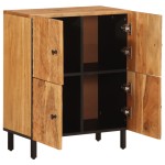 vidaXL Dulap lateral, 60x33x75 cm, lemn masiv de acacia vidaXL Dulap lateral, 60x33x75 cm, lemn masiv de acacia