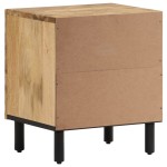 vidaXL Noptiere, 2 buc., 40x33x46 cm, lemn masiv de acacia vidaXL Noptiere, 2 buc., 40x33x46 cm, lemn masiv de acacia