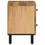 vidaXL Noptiere, 2 buc., 40x33x46 cm, lemn masiv de acacia vidaXL Noptiere, 2 buc., 40x33x46 cm, lemn masiv de acacia