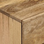 vidaXL Noptiere, 2 buc., 40x33x46 cm, lemn masiv de acacia vidaXL Noptiere, 2 buc., 40x33x46 cm, lemn masiv de acacia