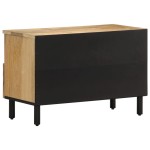 vidaXL Comodă TV, 70x33x46 cm, lemn masiv de mango