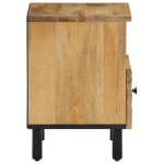 vidaXL Noptiere, 2 buc., 40x33x46 cm, lemn masiv de acacia vidaXL Noptiere, 2 buc., 40x33x46 cm, lemn masiv de acacia