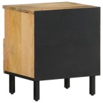 vidaXL Noptiere, 2 buc., 40x33x46 cm, lemn masiv de acacia vidaXL Noptiere, 2 buc., 40x33x46 cm, lemn masiv de acacia