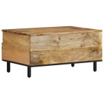 vidaXL Măsuță de cafea, 80x54x40 cm, lemn masiv de mango vidaXL Măsuță de cafea, 80x54x40 cm, lemn masiv de mango