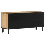 vidaXL Comodă TV, 100x33x46 cm, lemn masiv de mango