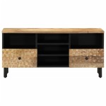 vidaXL Comodă TV, 100x33x46 cm, lemn masiv de mango
