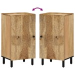 vidaXL Dulap lateral, 40x33x75 cm, lemn masiv de mango