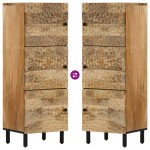 vidaXL Dulap înalt, 40x33x110 cm, lemn masiv de mango