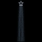 vidaXL Instalație brad de Crăciun 320 LED-uri, alb rece, 375 cm vidaXL Instalație brad de Crăciun 320 LED-uri, alb rece, 375 cm