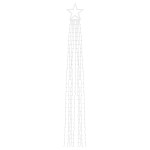 vidaXL Instalație brad de Crăciun 320 LED-uri, alb rece, 375 cm vidaXL Instalație brad de Crăciun 320 LED-uri, alb rece, 375 cm