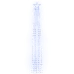 vidaXL Lumină pentru brad de Crăciun 320 LED-uri albastru 375 cm vidaXL Lumină pentru brad de Crăciun 320 LED-uri albastru 375 cm